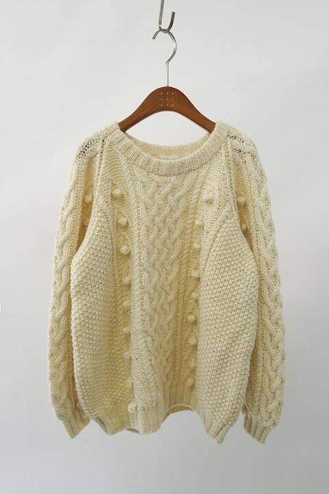 VIE SAISON - pure wool aran sweater