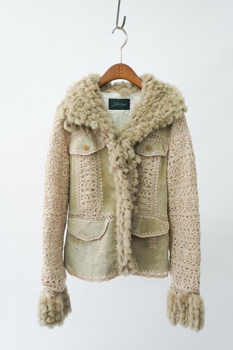 FURFIER - leather &amp; fur jacket