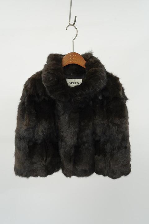 VIOLETA - fox fur jacket