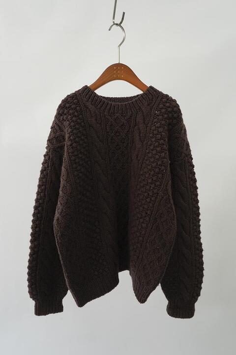 REDEX ON  - pure wool aran sweater