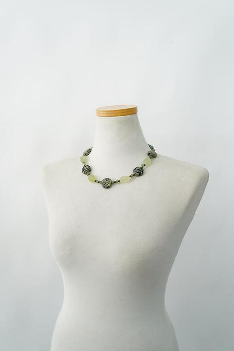 ethnic stone necklace