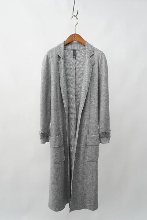 LORENA ANTONIAZZI made in italy - silk &amp; lana wool coat