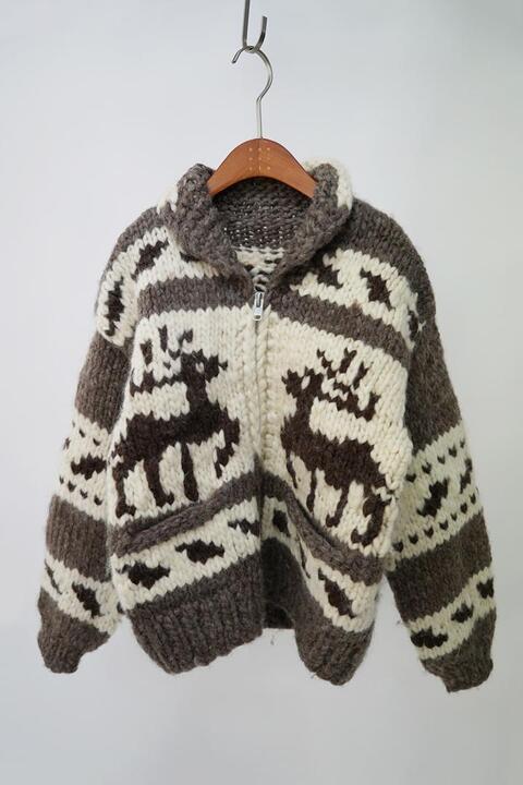 canada made cowichan knit jacket