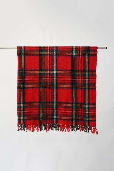 scotland tartan wool blanket