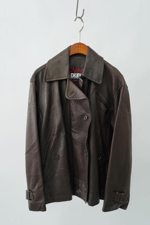 90&#039;s DKNY made in u.s.a - women&#039;s leather jacket