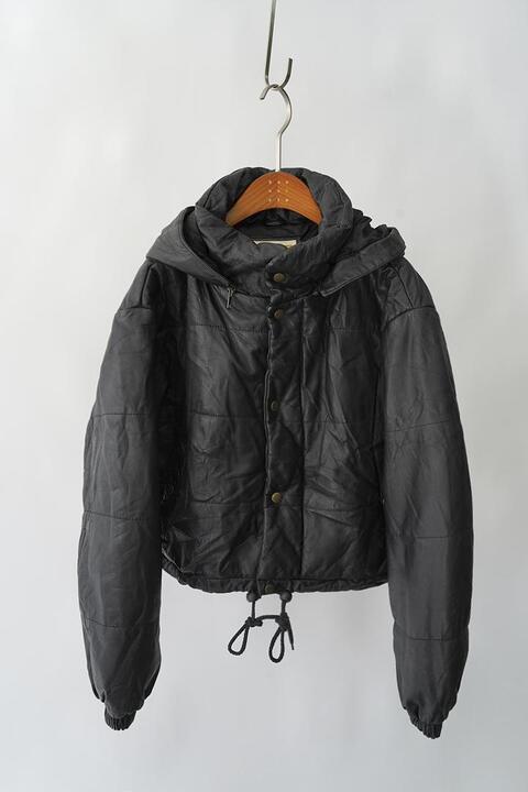 KUS KUS - leather padding jacket