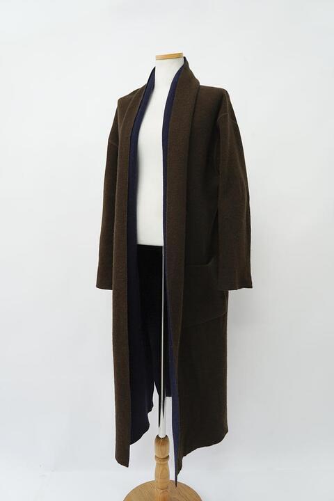 YANUK - wool knit coat