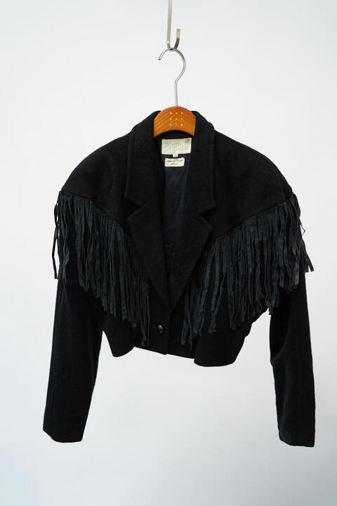 80&#039;s PASPINI - cashmere &amp; wool westerner jacket