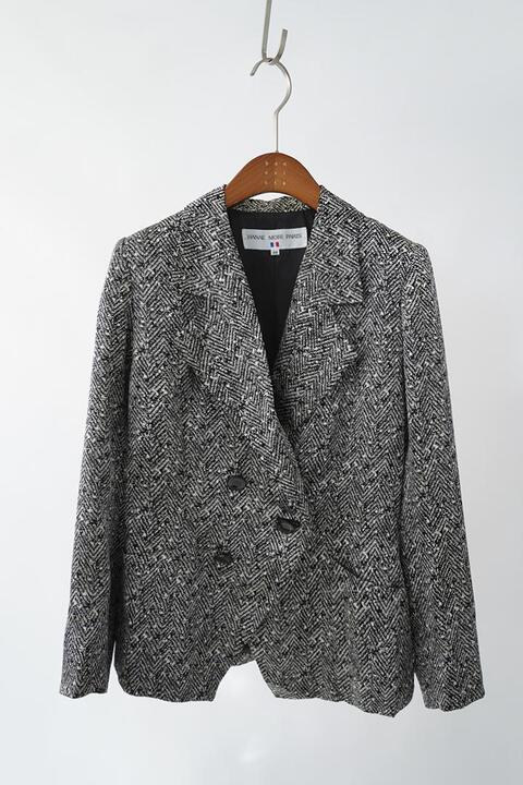 90&#039;s HANAE MORI PARIS - pure silk jacket