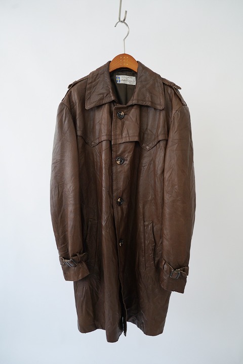 80&#039;s MALTE HULTEN made in sweden - men&#039;s leather coat