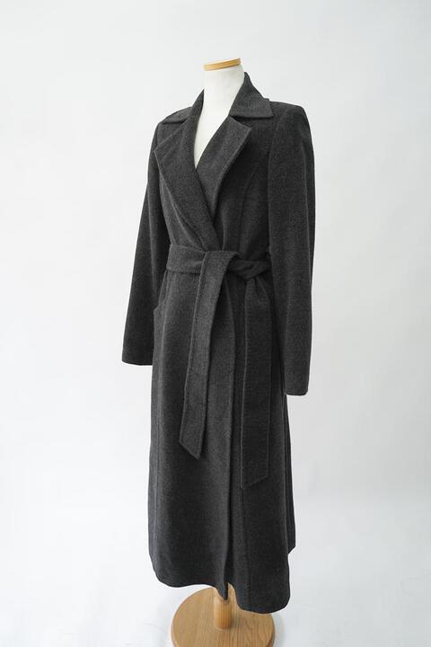 TRUSSARDI - angora wool coat