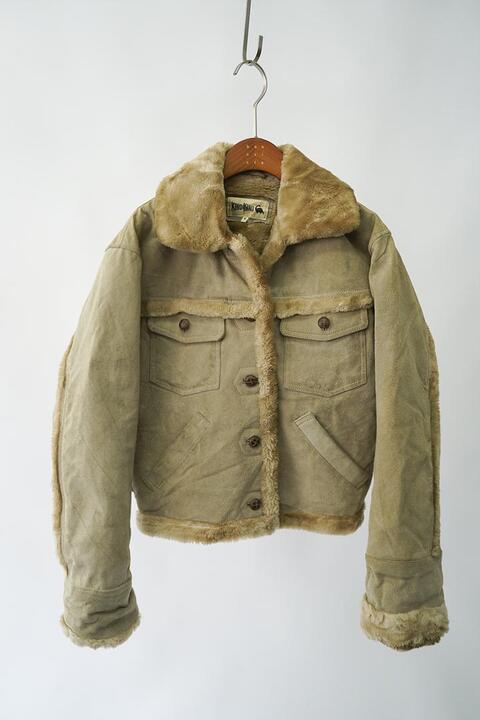 90&#039;s KINOSAURUS - suede trucker jacket