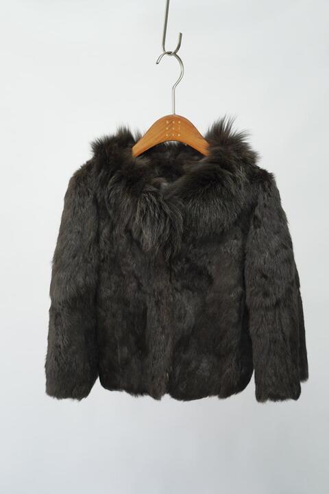 ROSASE CLUB women&#039;s rabbit fur jacket