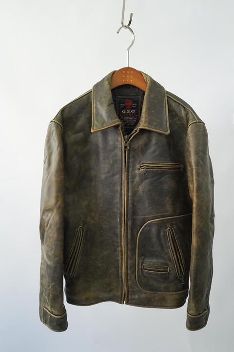 G.S.C ON TIME - cow leather jacket