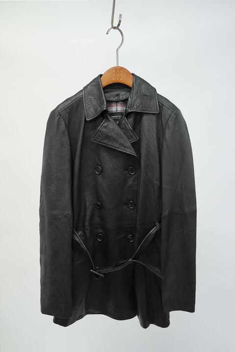 GABARDINE K.T - leather jacket