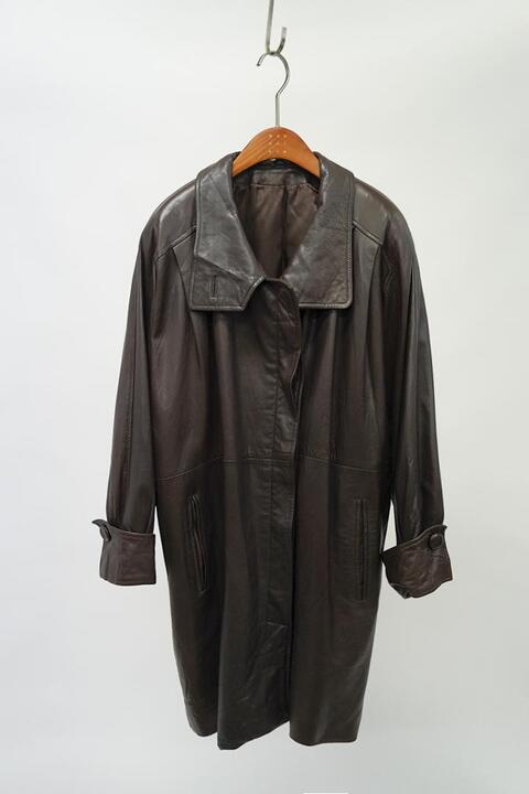 vintage women&#039;s spain leather coat