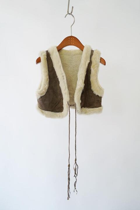 SYNTHIA ROWLEY - real mouton vest