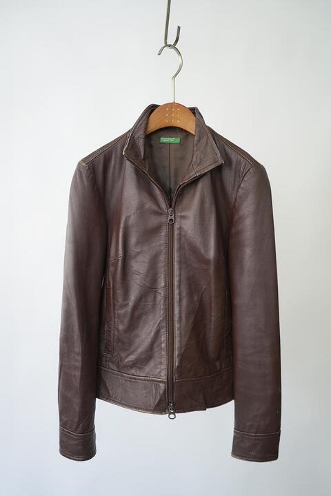 UNITED COLORS OF BENETTON - women&#039;s leather jacket