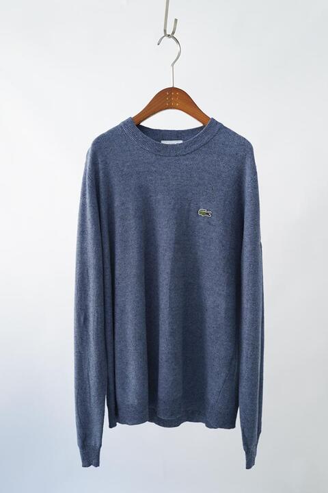 LACOSTE - linen &amp; cotton knit top