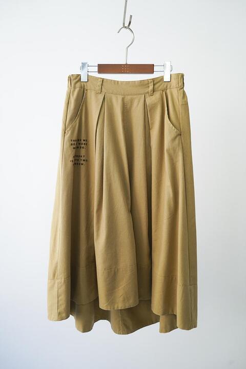 EMAGE - linen blended skirt (27-30)