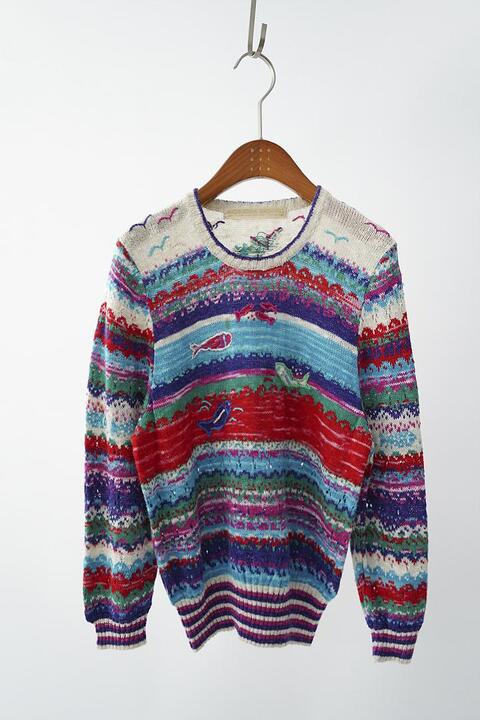 MORIOKA SACHIKO - linen blended knit top