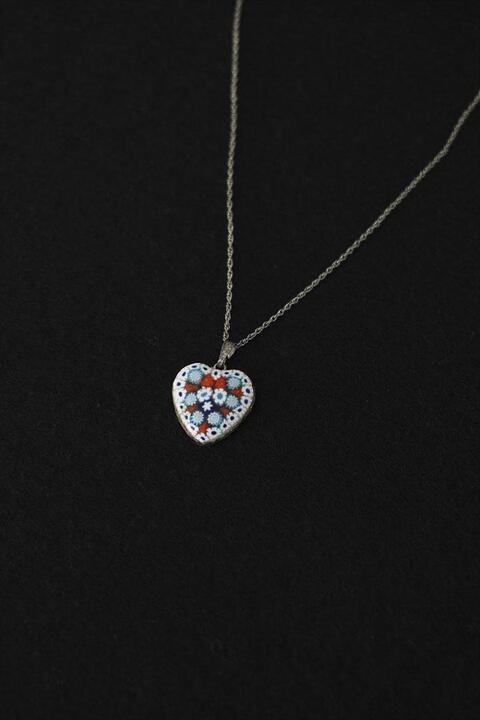 925 silver necklace - heart