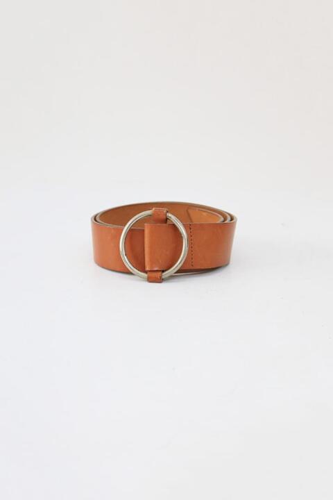 vintage leather ring belt