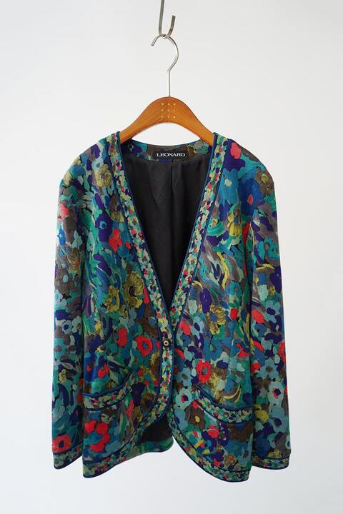 LEONARD PARIS - pure silk jacket