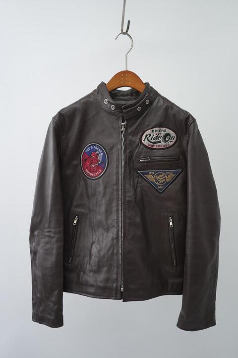 HORN WORKS - cow leather rider jacket