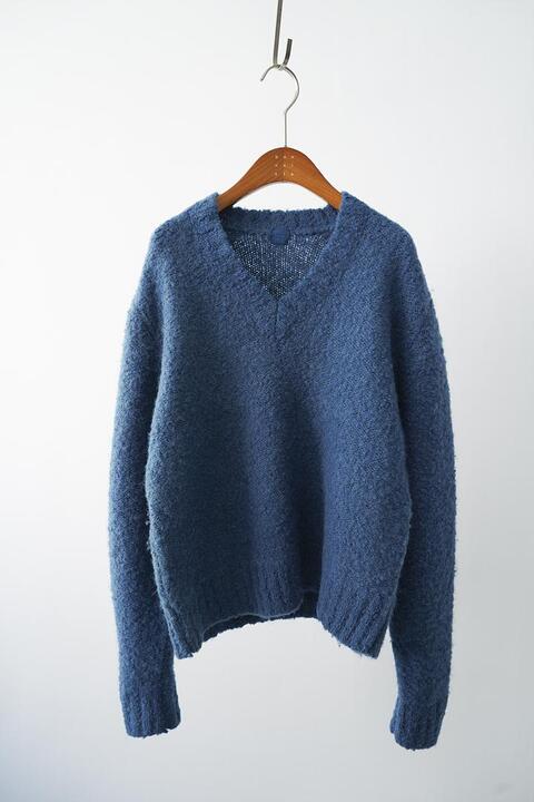 MY DEAREST BLUE - pure wool knit top