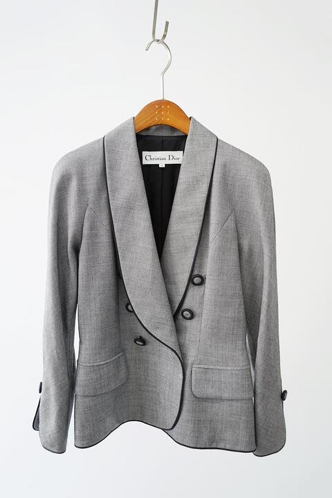 90&#039;s CHRISTIAN DIOR - silk blended jacket