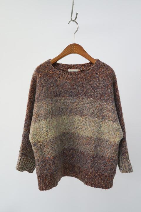 STUDIO CLIP - mohair blended knit top