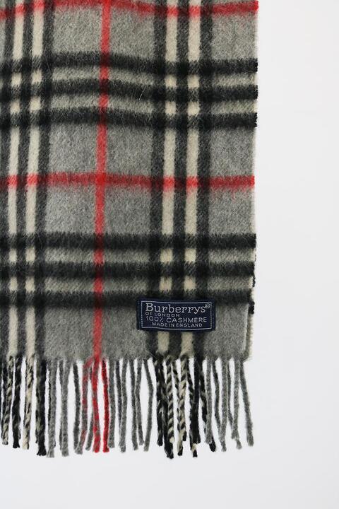 BURBERRYS made in england - pure cashmere muffler