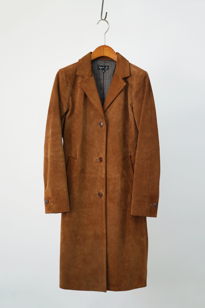 AGNES B PARIS - women&#039;s leather coat