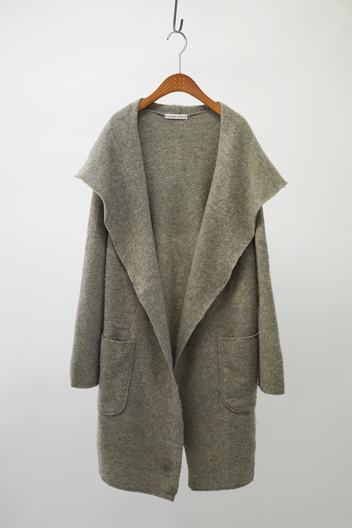 TSUMORI CHISATO - pure wool knit coat