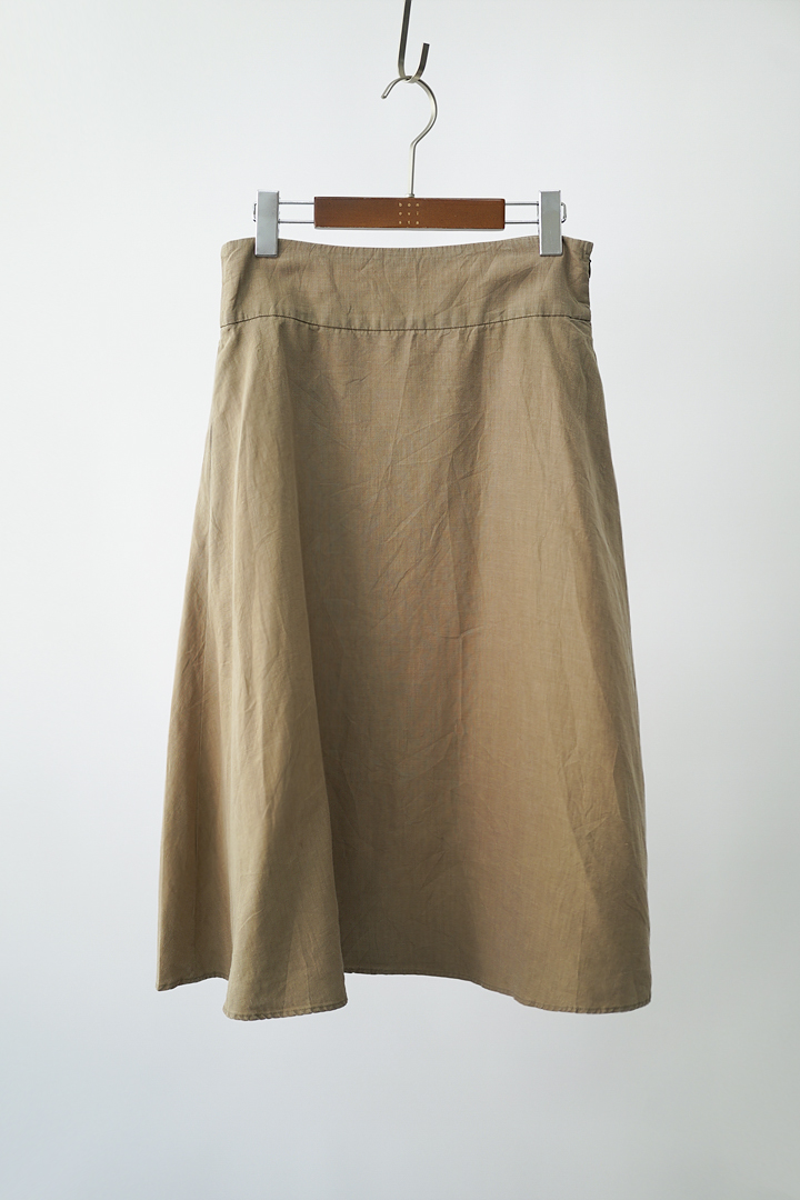 MARGARET HOWELL - pure linen skirt (25)